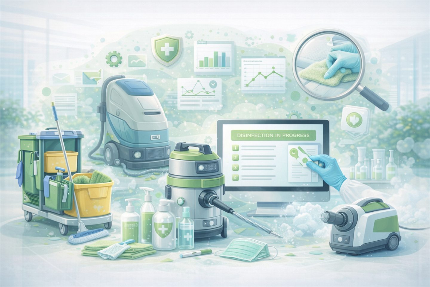 Soluciones tecnicas de limpieza y desinfeccion para operacion diaria