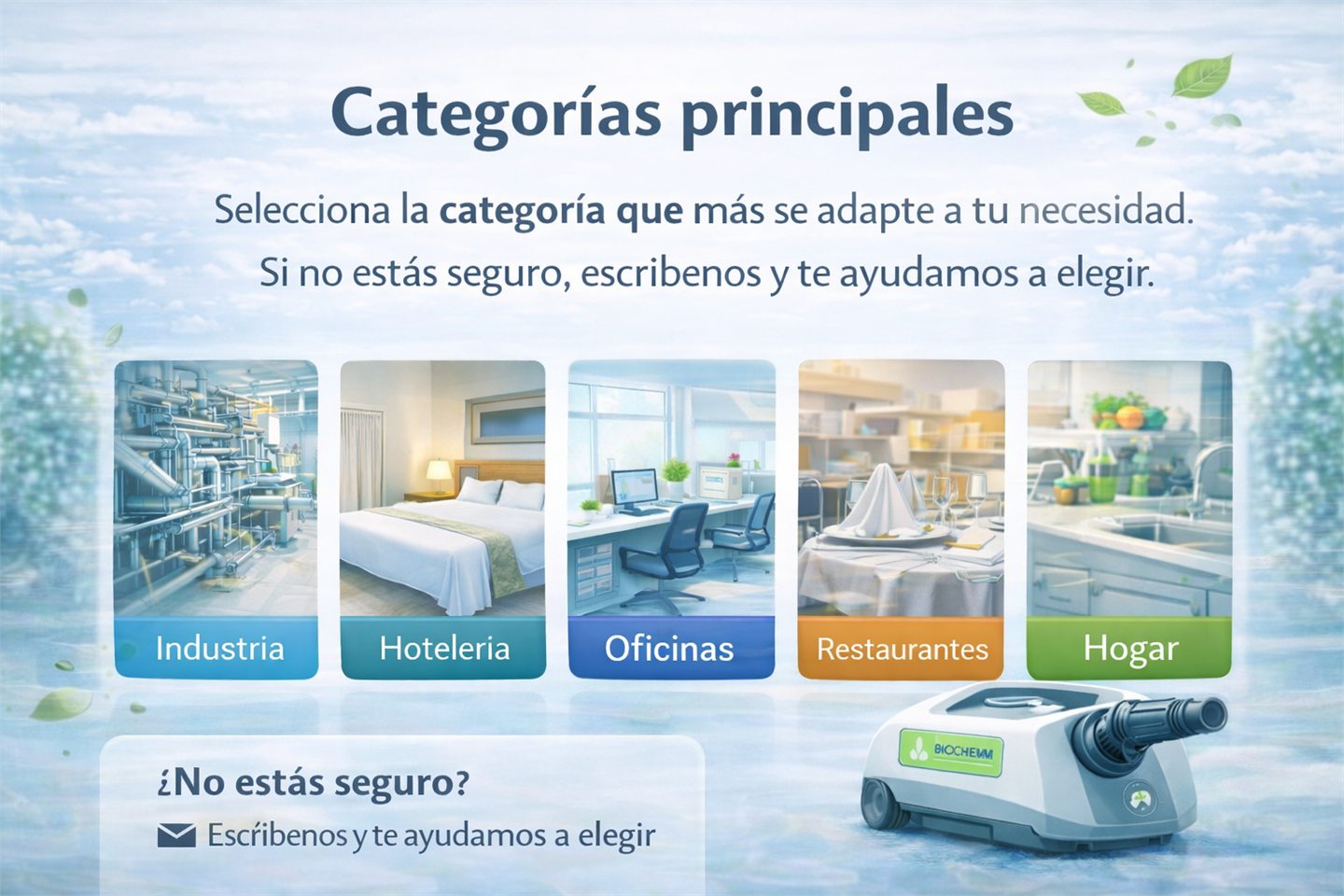 Catalogo de productos BIOCHEMM para limpieza y desinfeccion